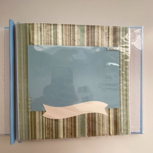 8x8 Baby Boy Premade Scrapbook, Baby Shower Gift, Christmas Gift for New Mom - Picture 3 of 15